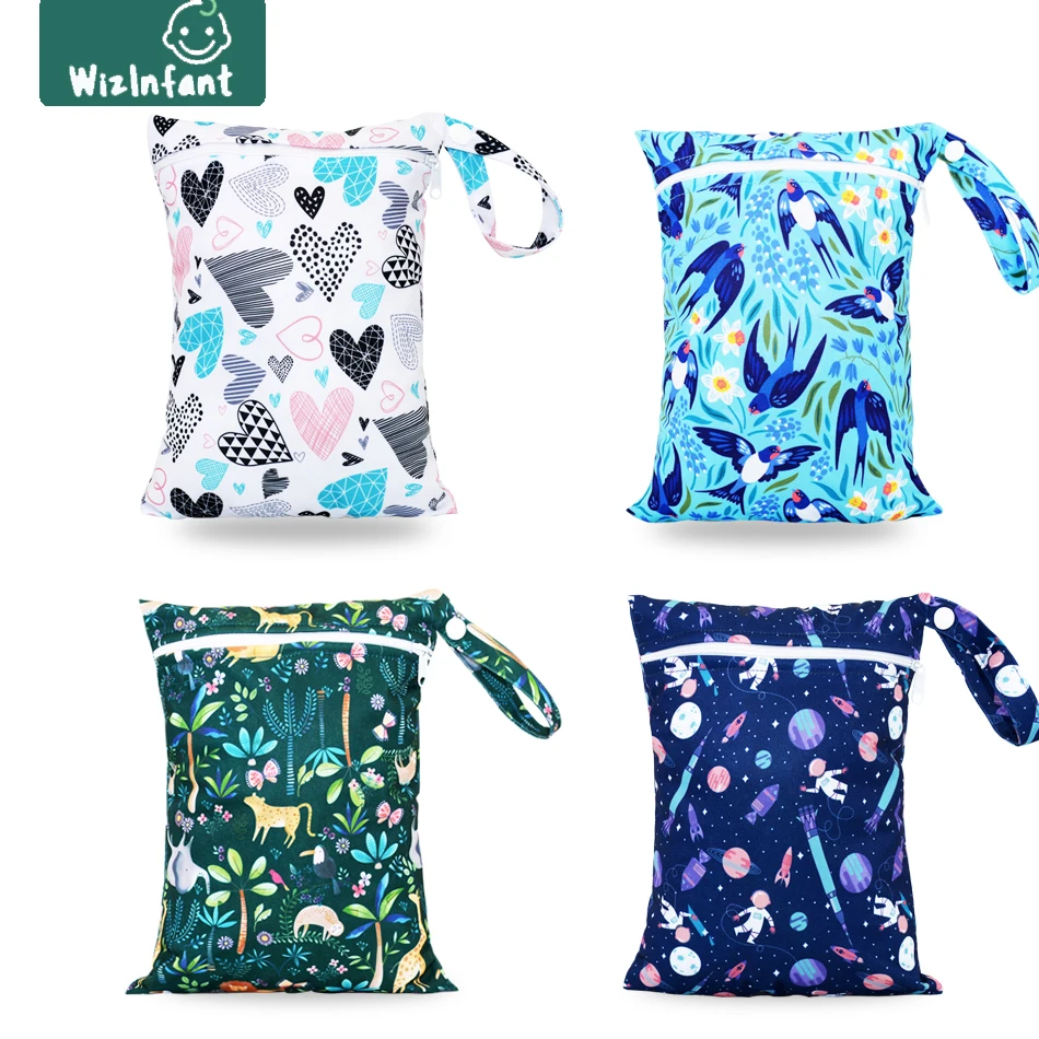 1PC WizInfant Mini Wetbag For Baby Cloth Diapers Dry bag For Menstrual Pads 18X25cm, Waterproof Reusable and Washable
1PC WizInfant Mini Wetbag For Baby Cloth Diapers Dry bag For Menstrual Pads 18X25cm, Waterproof Reusable and Washable