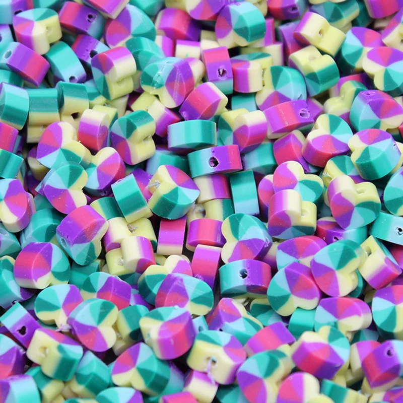 20/50pcs 10mm Colorful Heart Shape Polymer Clay Spacer Beads Charms For Jewelry Making Diy Bracelet Necklace Findings
20/50pcs 10mm Colorful Heart Shape Polymer Clay Spacer Beads Charms For Jewelry Making Diy Bracelet Necklace Findings