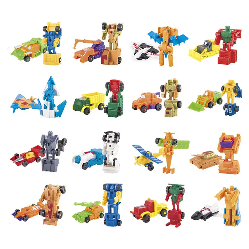 Набор детских машин-трансформеров, пластиковые, 16 шт. 
Набор детских машин-трансформеров, пластиковые, 16 шт.