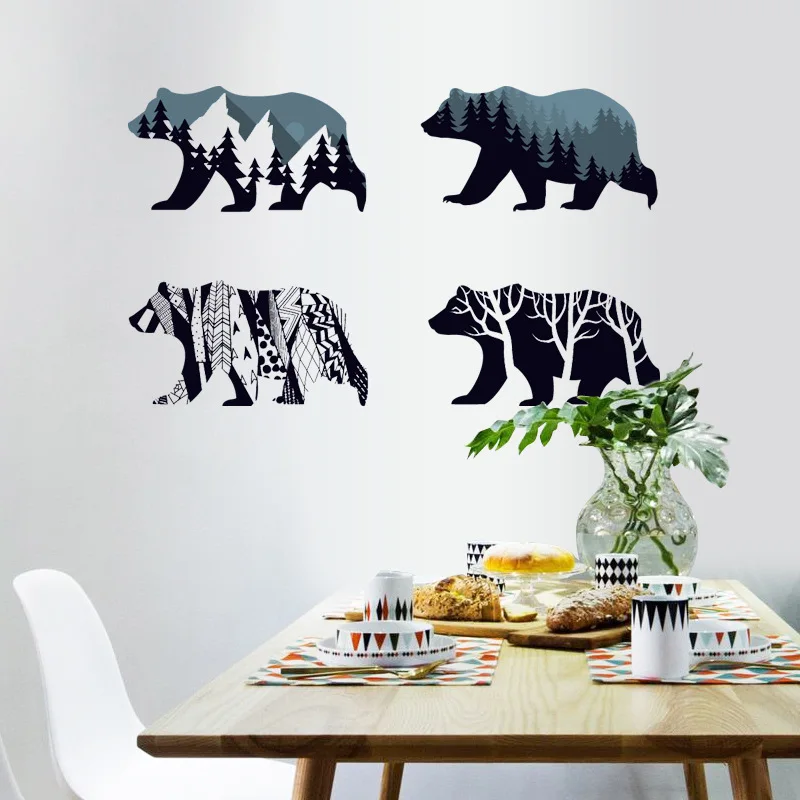 Nordic Polar Bear Geometry Wall Stickers Home Decor Living Room Decal Wall Mural Children Room Wallpaper Restaurant Wall Sticker
Nordic Polar Bear Geometry Wall Stickers Home Decor Living Room Decal Wall Mural Children Room Wallpaper Restaurant Wall Sticker