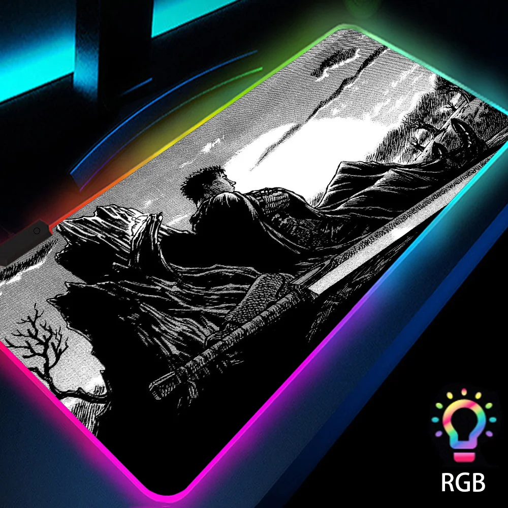 Berserk Xxl Rgb Mouse Pad Mousepad Pc Accessories Mouse Pads Led Table Computer Backlit Mat Mechanical Keyboard Anime Aesthetic
Berserk Xxl Rgb Mouse Pad Mousepad Pc Accessories Mouse Pads Led Table Computer Backlit Mat Mechanical Keyboard Anime Aesthetic