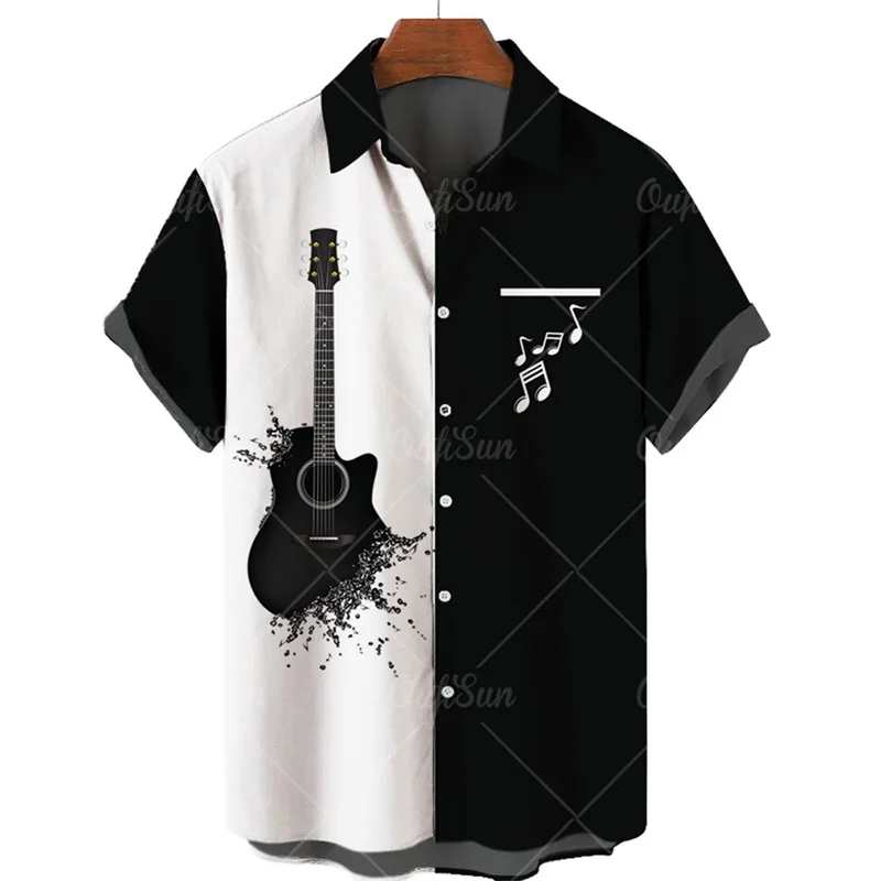 Summer New Tops Pop Music Hip Hop Guitar Notes 3D Printed Summer Personalized Men's Shirts Casual Breathable Tops
Summer New Tops Pop Music Hip Hop Guitar Notes 3D Printed Summer Personalized Men's Shirts Casual Breathable Tops