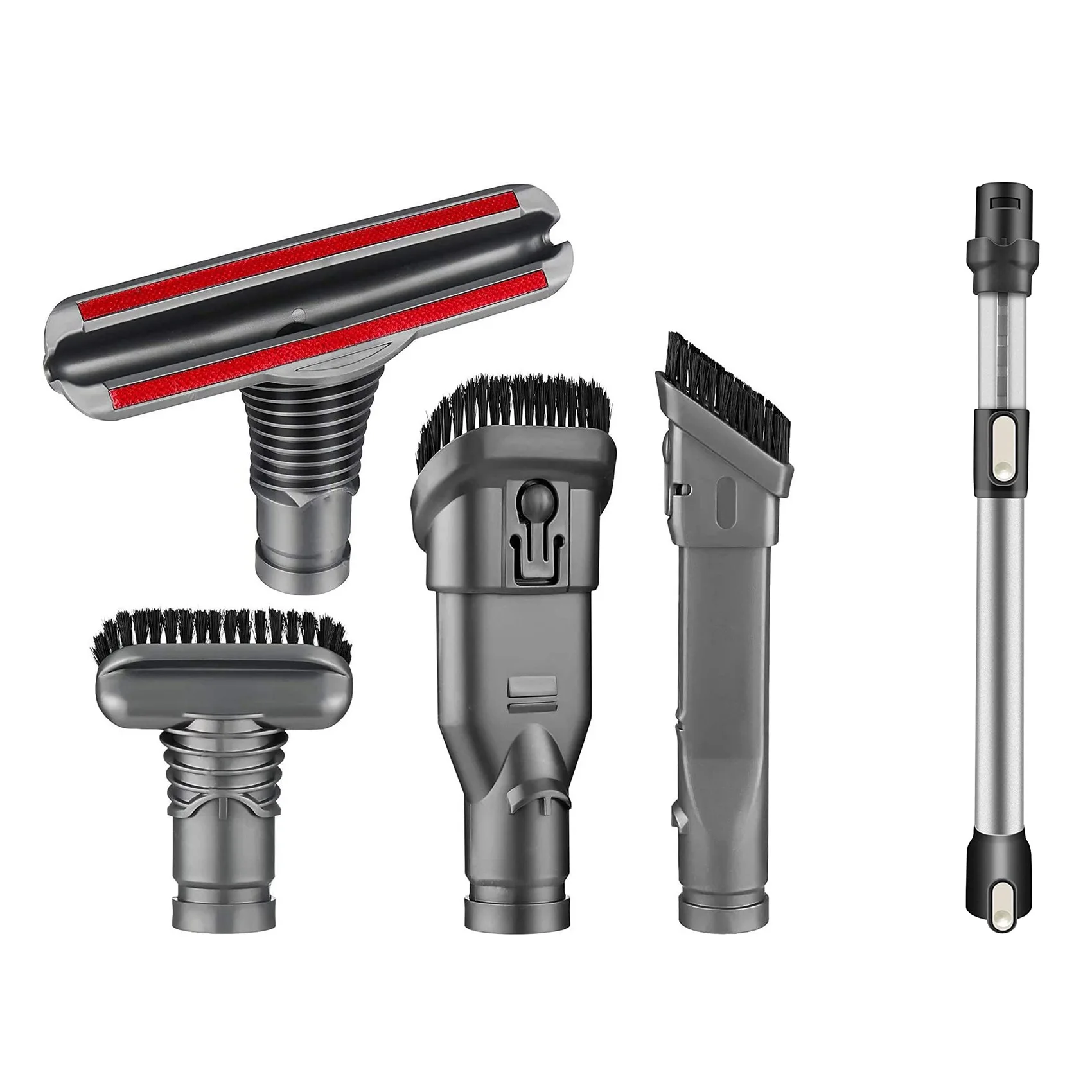 2 Set Vacuum Cleaner Accessories: 1 Set Bristle Brush Nozzle Brush Head & 1 Pcs Extension Wand Replacement Tube
2 Set Vacuum Cleaner Accessories: 1 Set Bristle Brush Nozzle Brush Head & 1 Pcs Extension Wand Replacement Tube