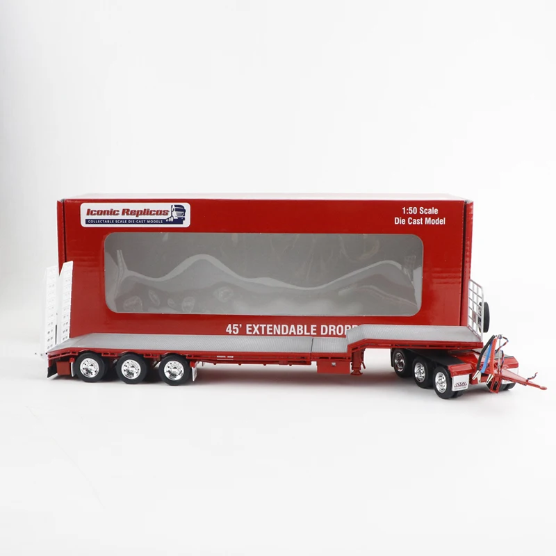 Red Iconic Replicas CTE 45' Extendable Drop Deck Trailer with 3axle 1/50
Red Iconic Replicas CTE 45' Extendable Drop Deck Trailer with 3axle 1/50