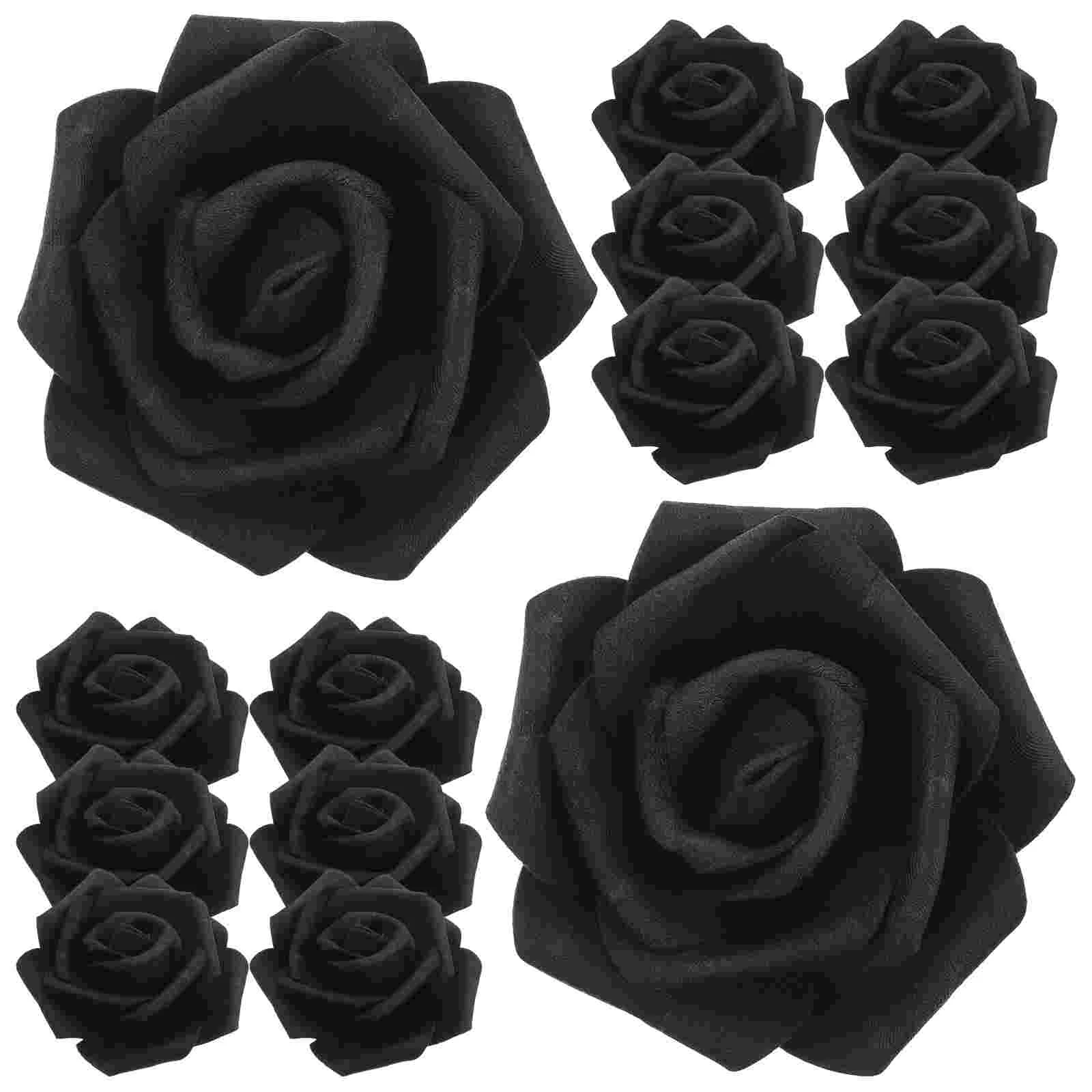 100 Pcs Stemless Rose Head Black Flower Head Dining Table Decor Roses Artificial Flowers Mini Rose Head Brides Bouquets Wedding
100 Pcs Stemless Rose Head Black Flower Head Dining Table Decor Roses Artificial Flowers Mini Rose Head Brides Bouquets Wedding