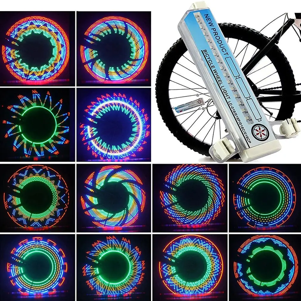

3d Bicycle Spoke Led Lights Illuminate the Streets with Fancy Bike Wheel Lights Colorful Led Colorful Bike Wheels Light