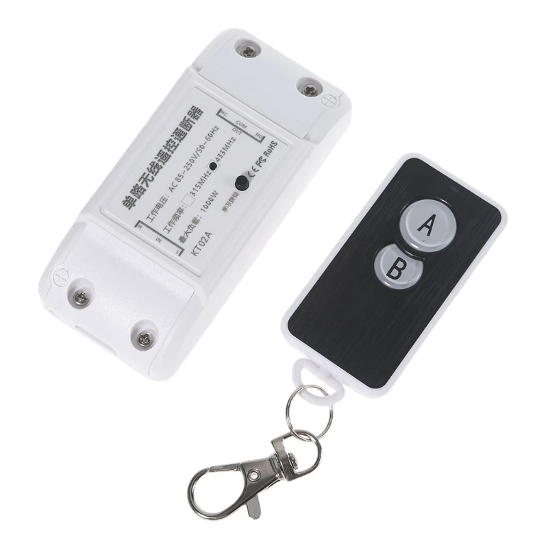 H37F Good Stability High-efficiency Remote Control Switch AC85V-250V Work Voltage Wireless 2 Channels Remote Control Switch
H37F Good Stability High-efficiency Remote Control Switch AC85V-250V Work Voltage Wireless 2 Channels Remote Control Switch