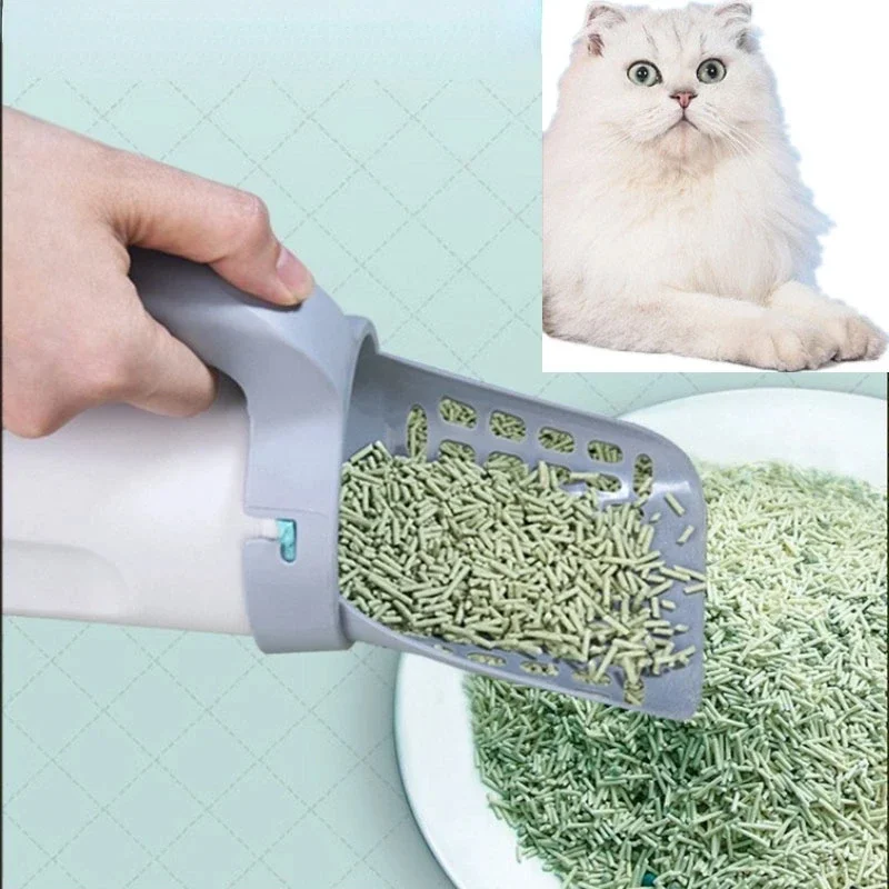 

Scoop Shovel Cat Litter Scoop Filter Clean Toilet Garbage Picker Cat Litter Box Self Cleaning Supplies Accessory for Cats Sand