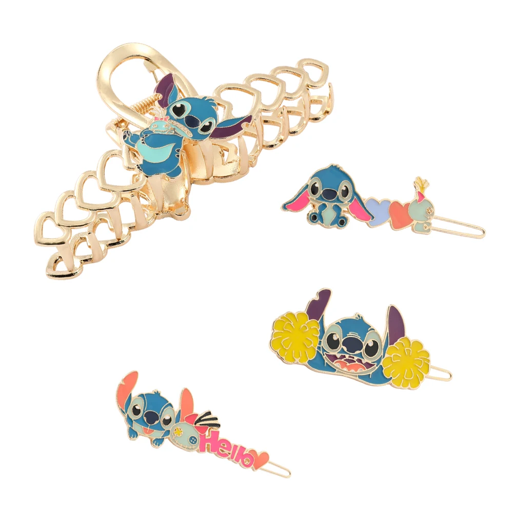 4 Pcs Stitch Hair Clips Metal Hair Claw Cute Hair Accessories For Women Girls Cartoon Snap Barrettes Headdress Vinatge Hairwear
4 Pcs Stitch Hair Clips Metal Hair Claw Cute Hair Accessories For Women Girls Cartoon Snap Barrettes Headdress Vinatge Hairwear