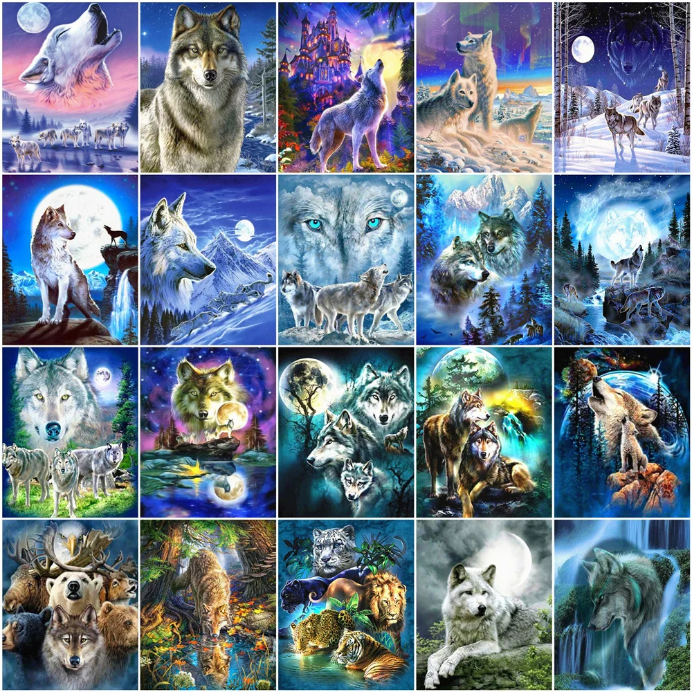 Painting By Number Wolf Drawing On Canvas HandPainted Paint Art Gift DIY Pictures By Number Animal Home Decoration Kits
Painting By Number Wolf Drawing On Canvas HandPainted Paint Art Gift DIY Pictures By Number Animal Home Decoration Kits