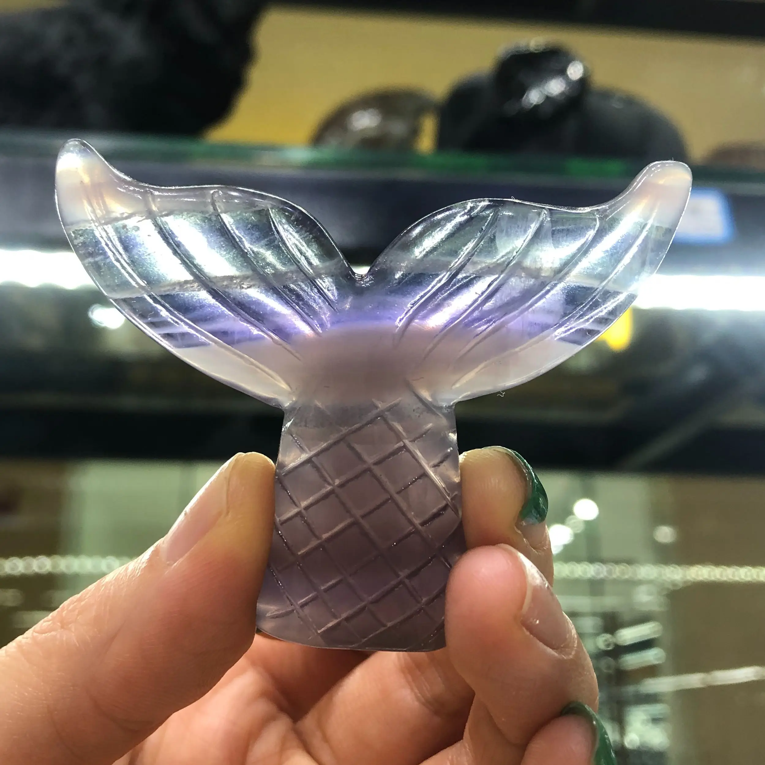 6cm Reiki Cute Fluorite tail Natural Crystals Color Fluorite Gemstone Crafts Home Decoration Pendant Necklace Healing Stone Gift
6cm Reiki Cute Fluorite tail Natural Crystals Color Fluorite Gemstone Crafts Home Decoration Pendant Necklace Healing Stone Gift
