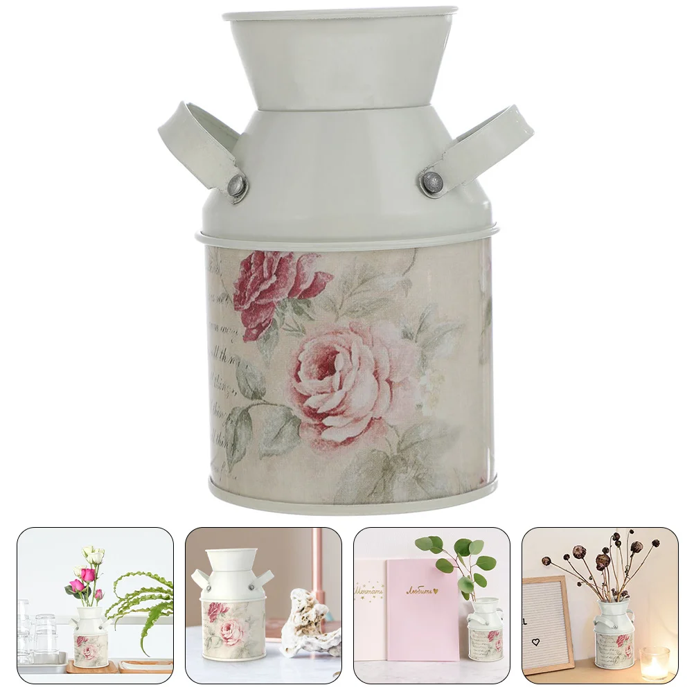 Retro Flower Pot Vintage Decor Metal Planter Nordic Decor Vase Flower Bucket Floral Arrangement Container
Retro Flower Pot Vintage Decor Metal Planter Nordic Decor Vase Flower Bucket Floral Arrangement Container