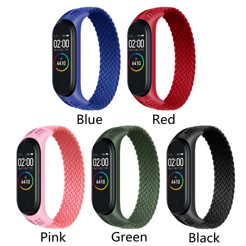 For Mi Band 6 5 4 3 Bracelet Silicagel Weave Nylon Strap Multicolor Solo Loop Smart Wristband XiaoMi Band 6 5 4
For Mi Band 6 5 4 3 Bracelet Silicagel Weave Nylon Strap Multicolor Solo Loop Smart Wristband XiaoMi Band 6 5 4