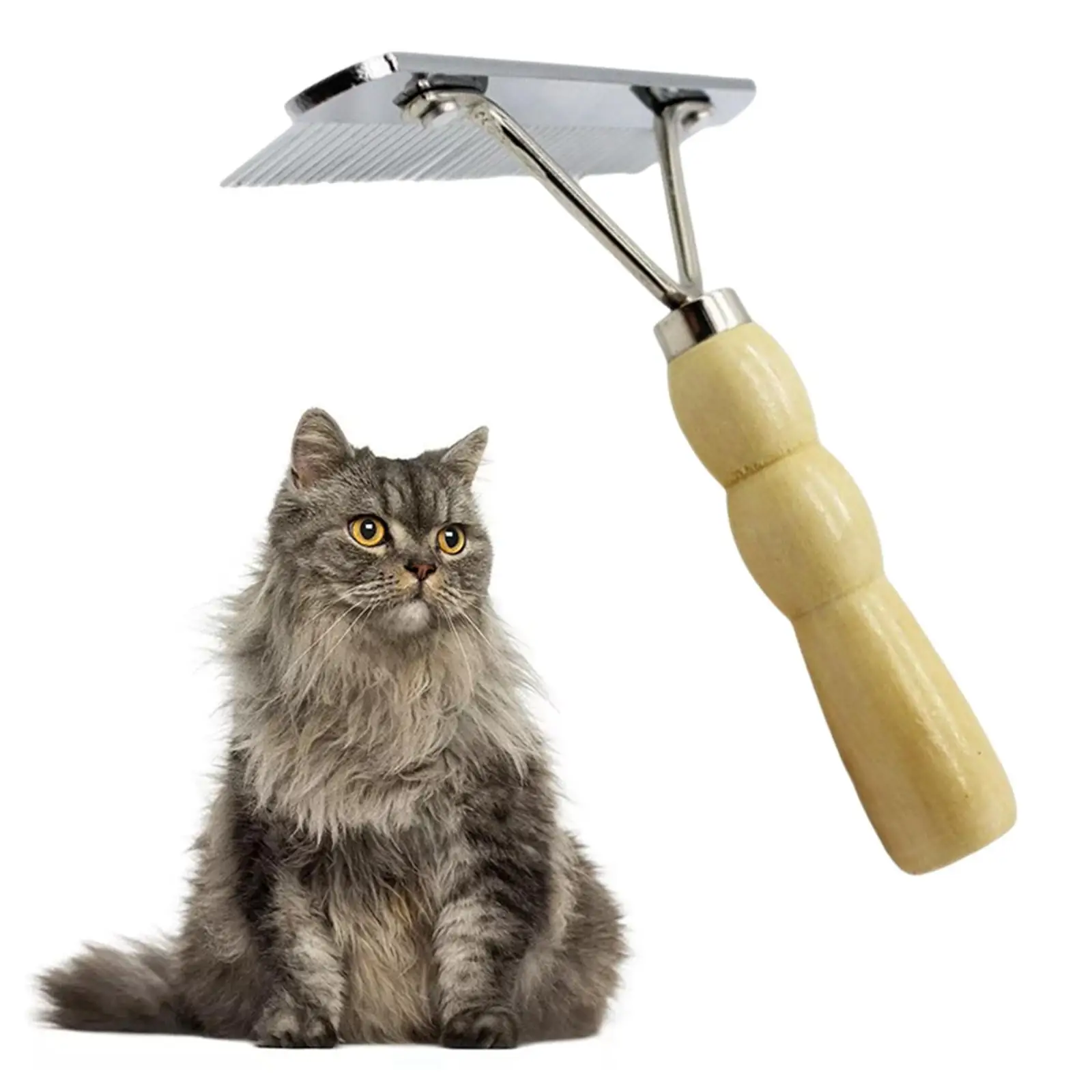 Pets Grooming Rake for Long Hair Pet Long Teeth Dematting Tool Dog Brush 
Pets Grooming Rake for Long Hair Pet Long Teeth Dematting Tool Dog Brush