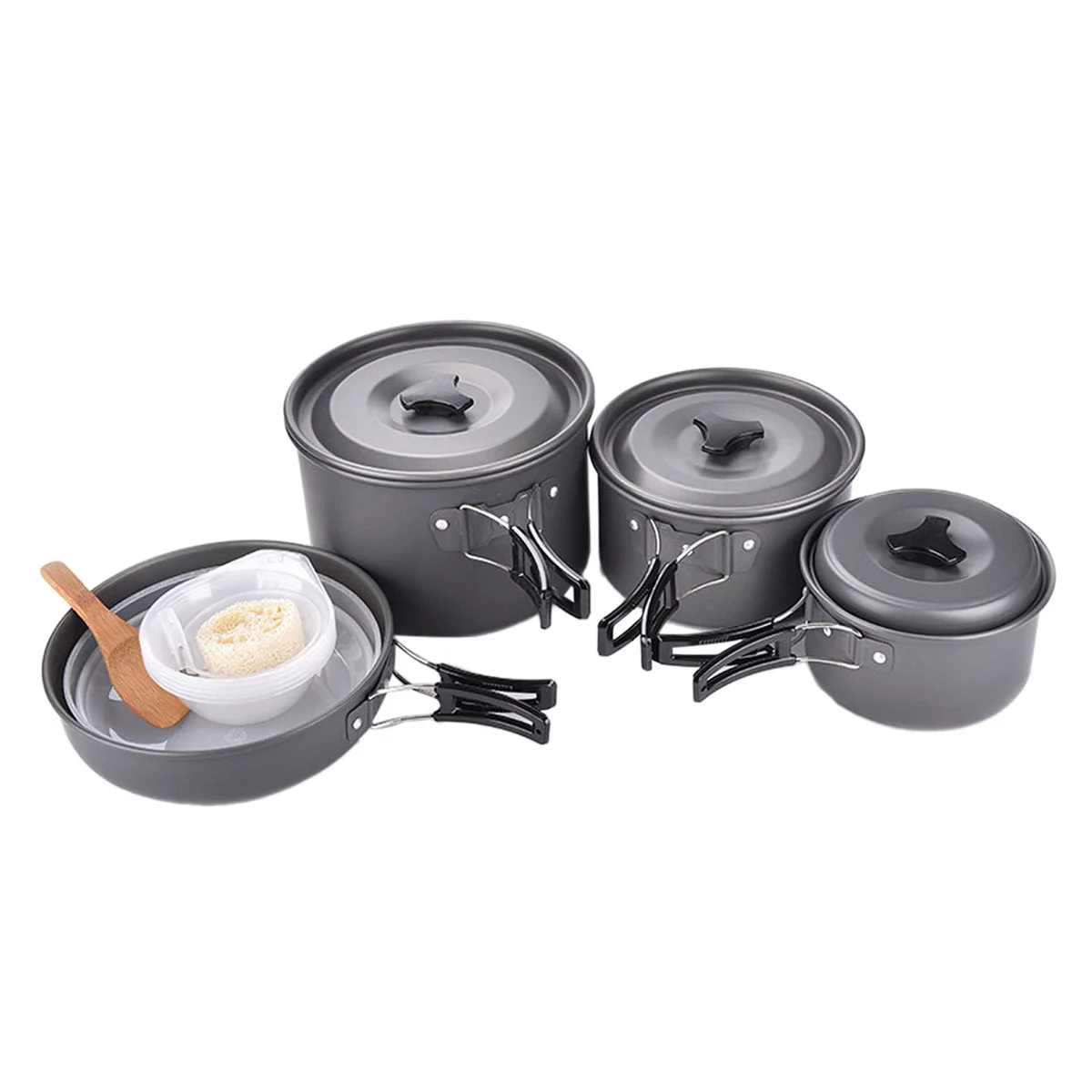 Portable Outdoor Camping Cooking Pot Set Simple Practical Cookers Set for Outdoor Party Gathering (4-5 Persons)
Portable Outdoor Camping Cooking Pot Set Simple Practical Cookers Set for Outdoor Party Gathering (4-5 Persons)