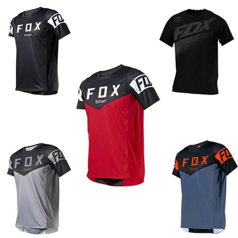 Mountain bike jersey Men's Mountain Shirts Offroad DH Motorcycle Motocross Sportwear Clothing Smart Fox mtb jersey Racing Short
Mountain bike jersey Men's Mountain Shirts Offroad DH Motorcycle Motocross Sportwear Clothing Smart Fox mtb jersey Racing Short