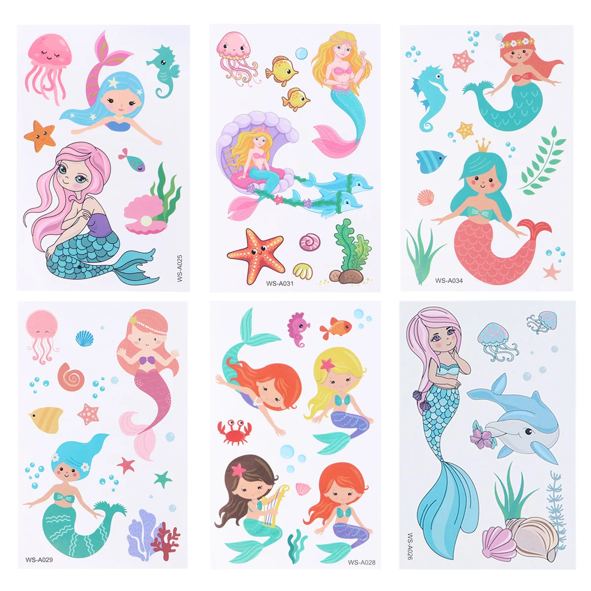 

12 Sheets Waterproof Kids Stickers Temporary Tattoos Themed Kids Birthday Party Favors Gifts
