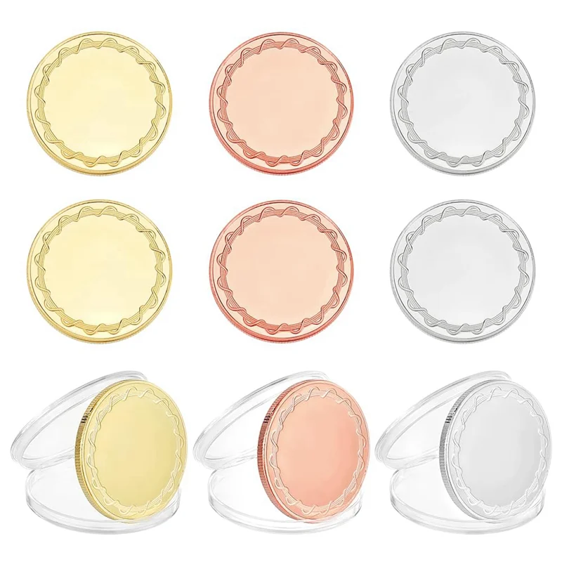 6 шт. пустая монета Challenge 1,57 дюйма, круглая металлическая штамповка, пустая медаль толщиной 3 мм, твердые диски с лазерной гравировкой, прочные, разноцветные
6 шт. пустая монета Challenge 1,57 дюйма, круглая металлическая штамповка, пустая медаль толщиной 3 мм, твердые диски с лазерной гравировкой, прочные, разноцветные