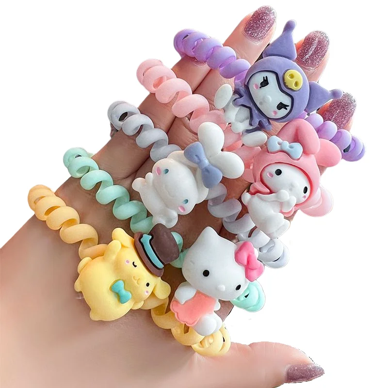 Новинка, резинка для волос Sanrio для конского хвоста Kuromi Cinnamoroll моя мелодия, милая мультяшная резинка для телефона, завязка для волос Kawaii
Новинка, резинка для волос Sanrio для конского хвоста Kuromi Cinnamoroll моя мелодия, милая мультяшная резинка для телефона, завязка для волос Kawaii
