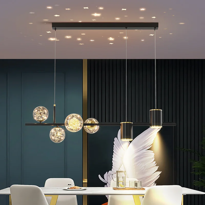 Modern led dining room chandelier bedroom interior lighting fashion creative bar table full of stars ceiling lamp
Modern led dining room chandelier bedroom interior lighting fashion creative bar table full of stars ceiling lamp