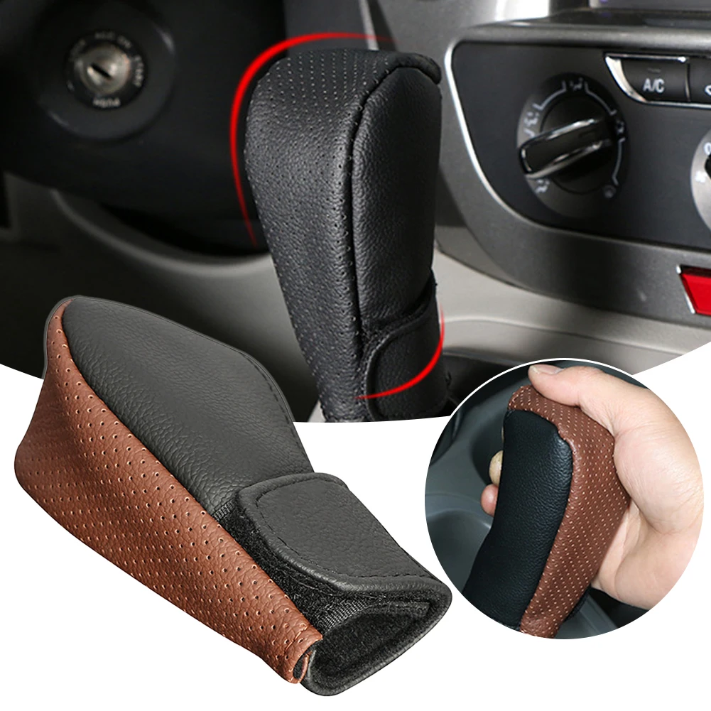 Universal Car Auto Manual PU Leather Shift Gear Head Knob Cover Handbrake Hand Brake Covers Sleeve Non-slip Protective Cover
Universal Car Auto Manual PU Leather Shift Gear Head Knob Cover Handbrake Hand Brake Covers Sleeve Non-slip Protective Cover