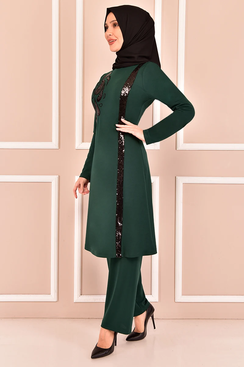 Stamp Embroidered Kombin Emerald Muslim Woman Outfit İslamic Woman Abaya Dress Muslim Tops Turkey Store Muslim Hijab KBR10015
Stamp Embroidered Kombin Emerald Muslim Woman Outfit İslamic Woman Abaya Dress Muslim Tops Turkey Store Muslim Hijab KBR10015