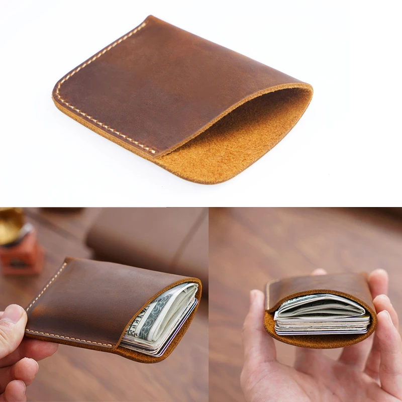 Handmade Genuine Leather Wallet Pouch File Folder Mini Porable Real Cowhide Card Bag Cash Holder Vintage Small Pocket Purse
Handmade Genuine Leather Wallet Pouch File Folder Mini Porable Real Cowhide Card Bag Cash Holder Vintage Small Pocket Purse