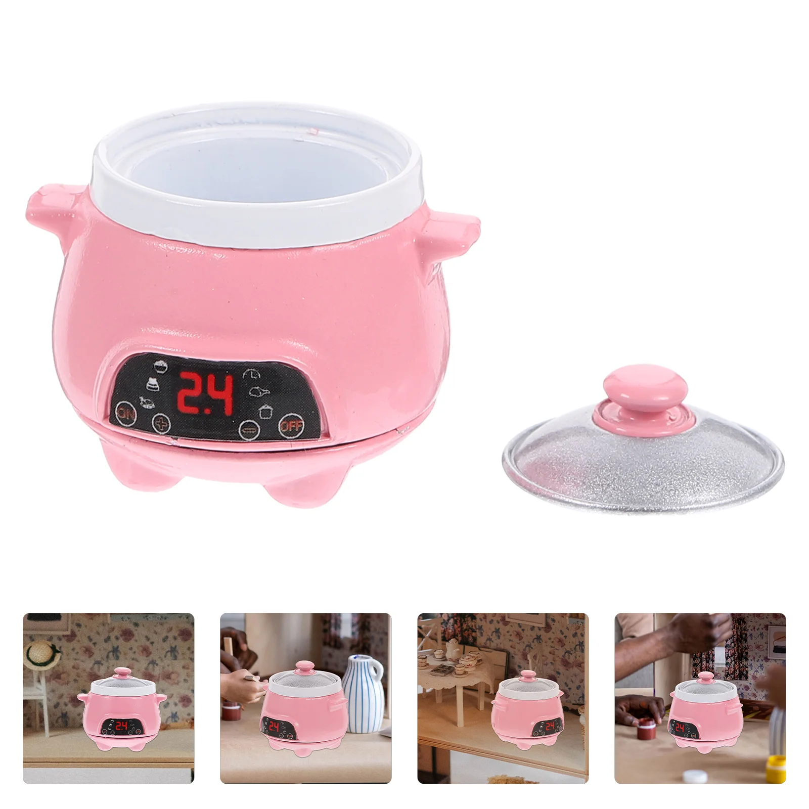 House Mini House Mini Cookware Toy Rice Cooker Accessories Mini Houseation Alloy Miniature Electric Child Simulation
House Mini House Mini Cookware Toy Rice Cooker Accessories Mini Houseation Alloy Miniature Electric Child Simulation