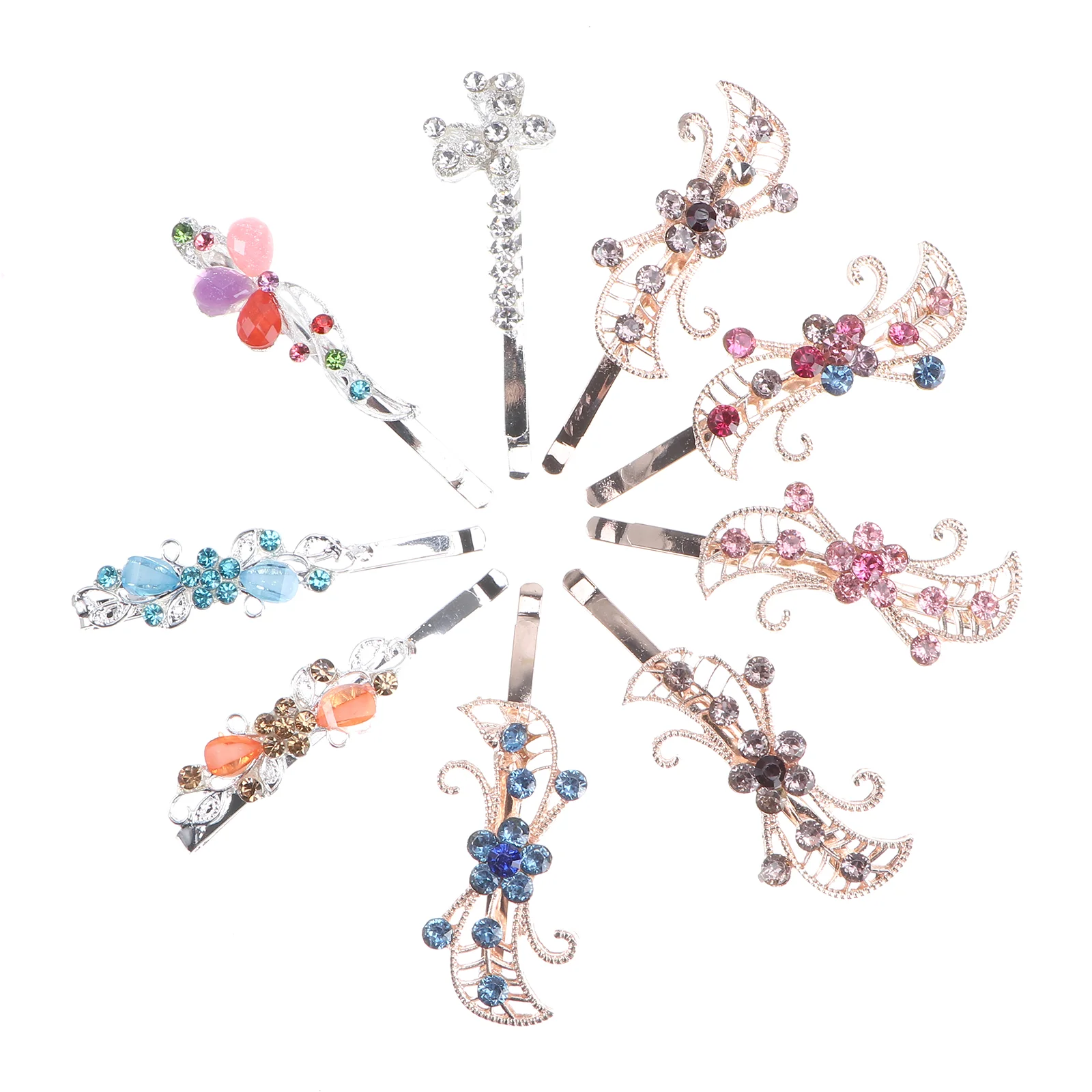 Flower Bobby Crystal Hair Gold Rhinestone Clips Minimalist Leaf Pearl Color Hairpinsrose Wedding Retro Barrettes Women Alloy
Flower Bobby Crystal Hair Gold Rhinestone Clips Minimalist Leaf Pearl Color Hairpinsrose Wedding Retro Barrettes Women Alloy