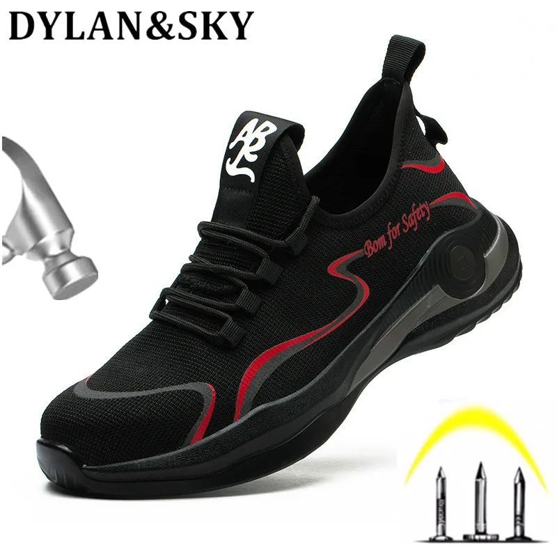 Lightweight Work Shoes Sneakers Puncture-Proof Safety Shoes Men Indestructible Work Boots Construction Work Safety Boots Men
Lightweight Work Shoes Sneakers Puncture-Proof Safety Shoes Men Indestructible Work Boots Construction Work Safety Boots Men