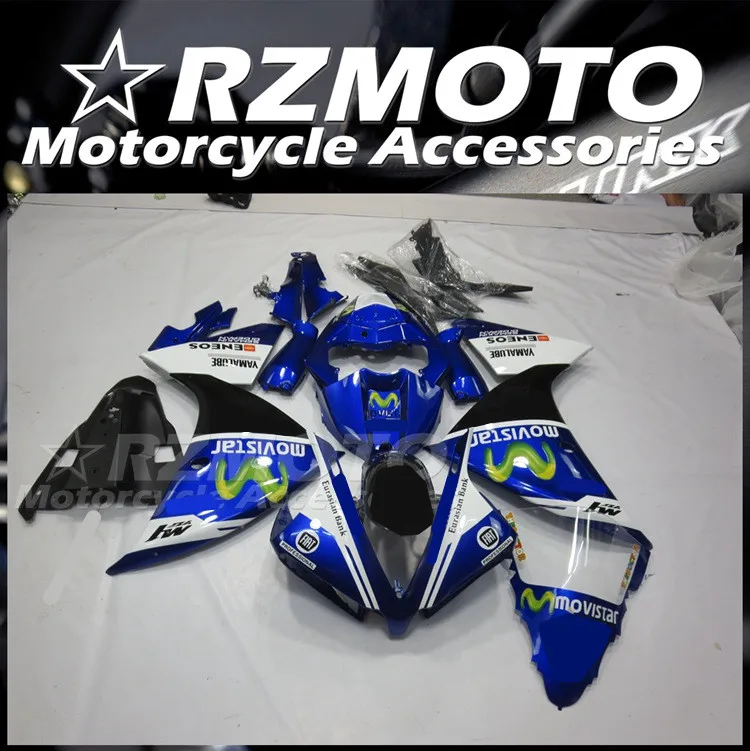 Литьевая пресс-форма, новинка, Обтекатели из АБС-пластика, подходят для YAMAHA YZF- R1 2012 2013 2014 12 13 14, комплект кузова Movistar Blue
Литьевая пресс-форма, новинка, Обтекатели из АБС-пластика, подходят для YAMAHA YZF- R1 2012 2013 2014 12 13 14, комплект кузова Movistar Blue