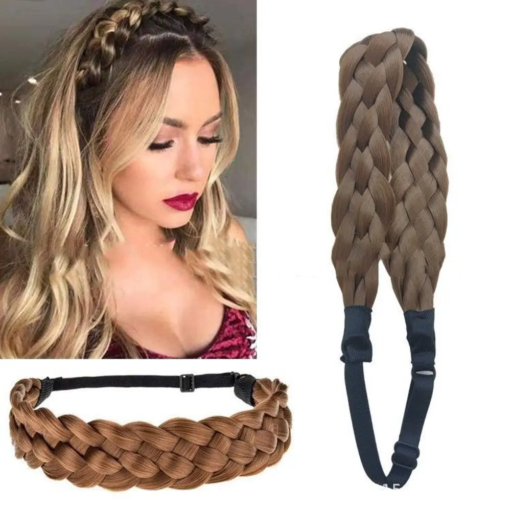 1PC Bohemian Braided Hair Band Synthetic Elastic Braided Hair Band Twist Headband Headwear Princess Styling Accessorie
1PC Bohemian Braided Hair Band Synthetic Elastic Braided Hair Band Twist Headband Headwear Princess Styling Accessorie