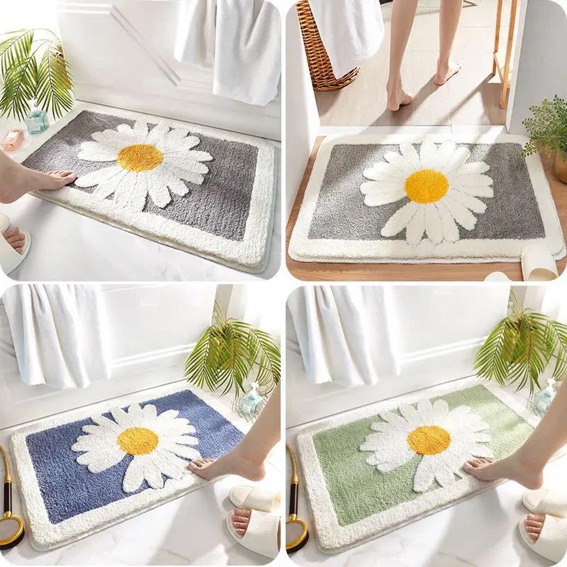 Small Fresh Floor Mats Soft Rugs Carpets Flowers Words Home Entrance Bedroom Toilet Bathroom Door Absorbent Non-Slip Foot Pad
Small Fresh Floor Mats Soft Rugs Carpets Flowers Words Home Entrance Bedroom Toilet Bathroom Door Absorbent Non-Slip Foot Pad