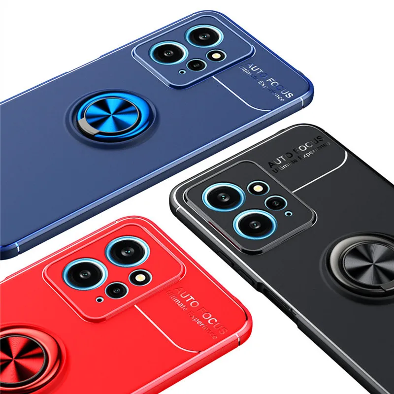 For Redmi Note 12 4G Case Redmi Note 12 Cover Silicone Metal Ring Stand Shockproof Bumper For Redmi Note 12 4G Fundas 6.1 inch
For Redmi Note 12 4G Case Redmi Note 12 Cover Silicone Metal Ring Stand Shockproof Bumper For Redmi Note 12 4G Fundas 6.1 inch