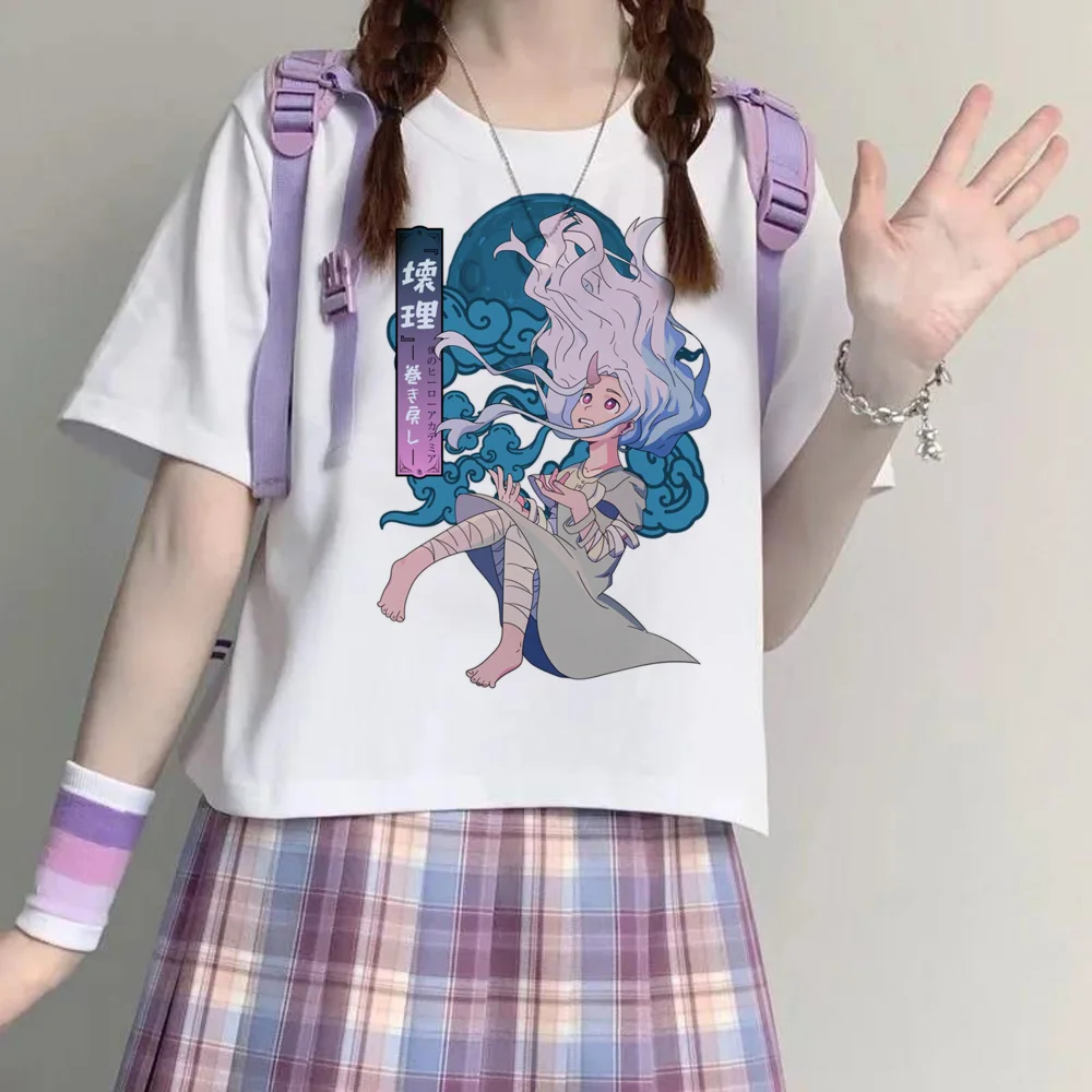 my hero academia t-shirts women Japanese designer top girl graphic harajuku clothing 
my hero academia t-shirts women Japanese designer top girl graphic harajuku clothing