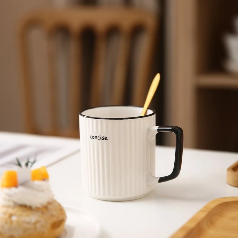 Vertical Stripe Mug Milk Tea Mug Drinkware Ceramic Cup Creative Kawaii Cup Personalized Gift Breakfast Coffee Travel Mug Funny
Vertical Stripe Mug Milk Tea Mug Drinkware Ceramic Cup Creative Kawaii Cup Personalized Gift Breakfast Coffee Travel Mug Funny
