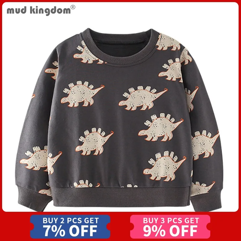 Mudkingdom Cute Boys Sweatshirts Dinosaur Cow Airplane Printing Ribbed Long Sleeve Tops for Boy Clothes O-Neck Kids Pullover
Mudkingdom Cute Boys Sweatshirts Dinosaur Cow Airplane Printing Ribbed Long Sleeve Tops for Boy Clothes O-Neck Kids Pullover