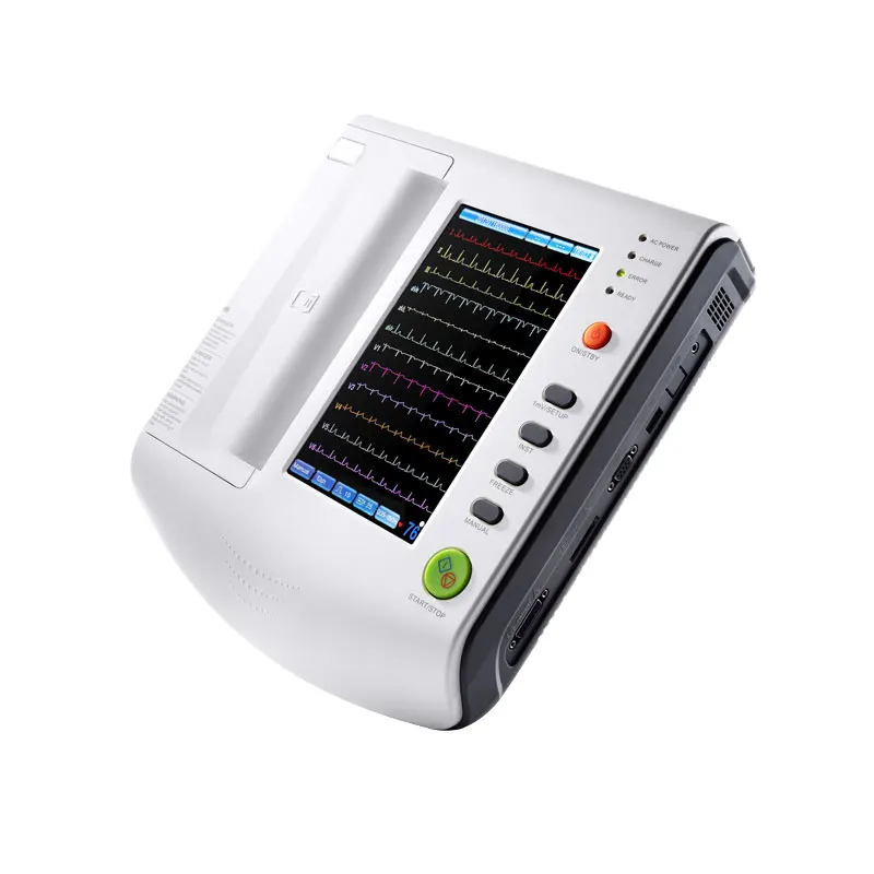 Medical portable 9 inch Touchscreen Display ECG machine price Hospital 12 Channel ECG Machine
Medical portable 9 inch Touchscreen Display ECG machine price Hospital 12 Channel ECG Machine
