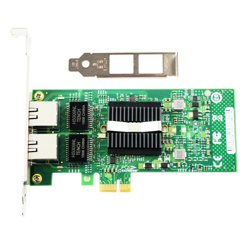 

1G Gigabit Ethernet Converged Network Card, With 82575 Chip, Dual RJ45 Ports, PCI-E X1, E1G42E