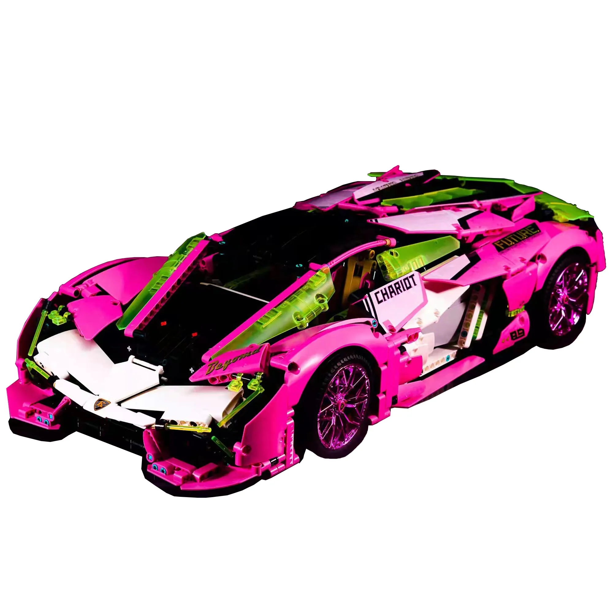 Cyberpunk Lambo years Sports Car Building Blocks Toys,1:8 MOC Racing Car Model Kits, Boys or Adults Age 14(3358 Pieces)
Cyberpunk Lambo years Sports Car Building Blocks Toys,1:8 MOC Racing Car Model Kits, Boys or Adults Age 14(3358 Pieces)