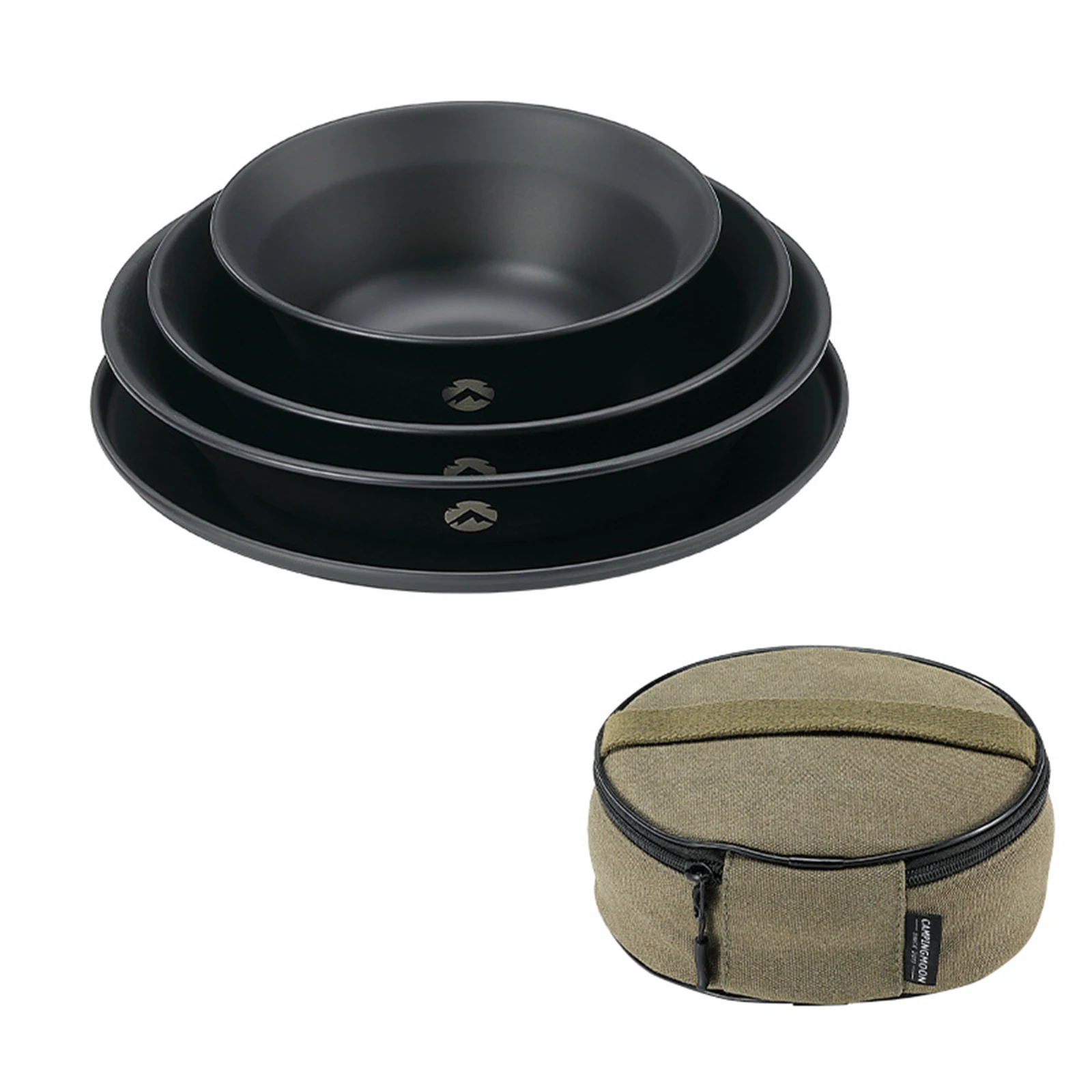 Sleek and Healthy Tableware Set Black Titanium Coated Comes with a Useful Storage Bag Ideal for Serving Fruits Cooked Food Soup
Sleek and Healthy Tableware Set Black Titanium Coated Comes with a Useful Storage Bag Ideal for Serving Fruits Cooked Food Soup