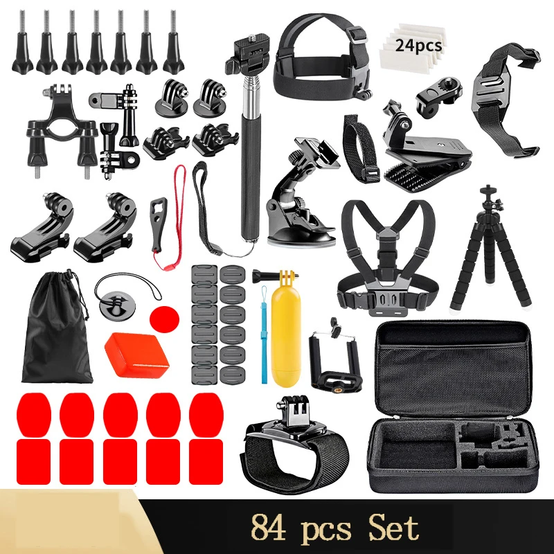 Action Camera Accessories Kit for GoPro Hero11 10 9 8 Selfie Stick for Insta360 for OSMO Action for Yi Case Motorcycle Backpack
Action Camera Accessories Kit for GoPro Hero11 10 9 8 Selfie Stick for Insta360 for OSMO Action for Yi Case Motorcycle Backpack