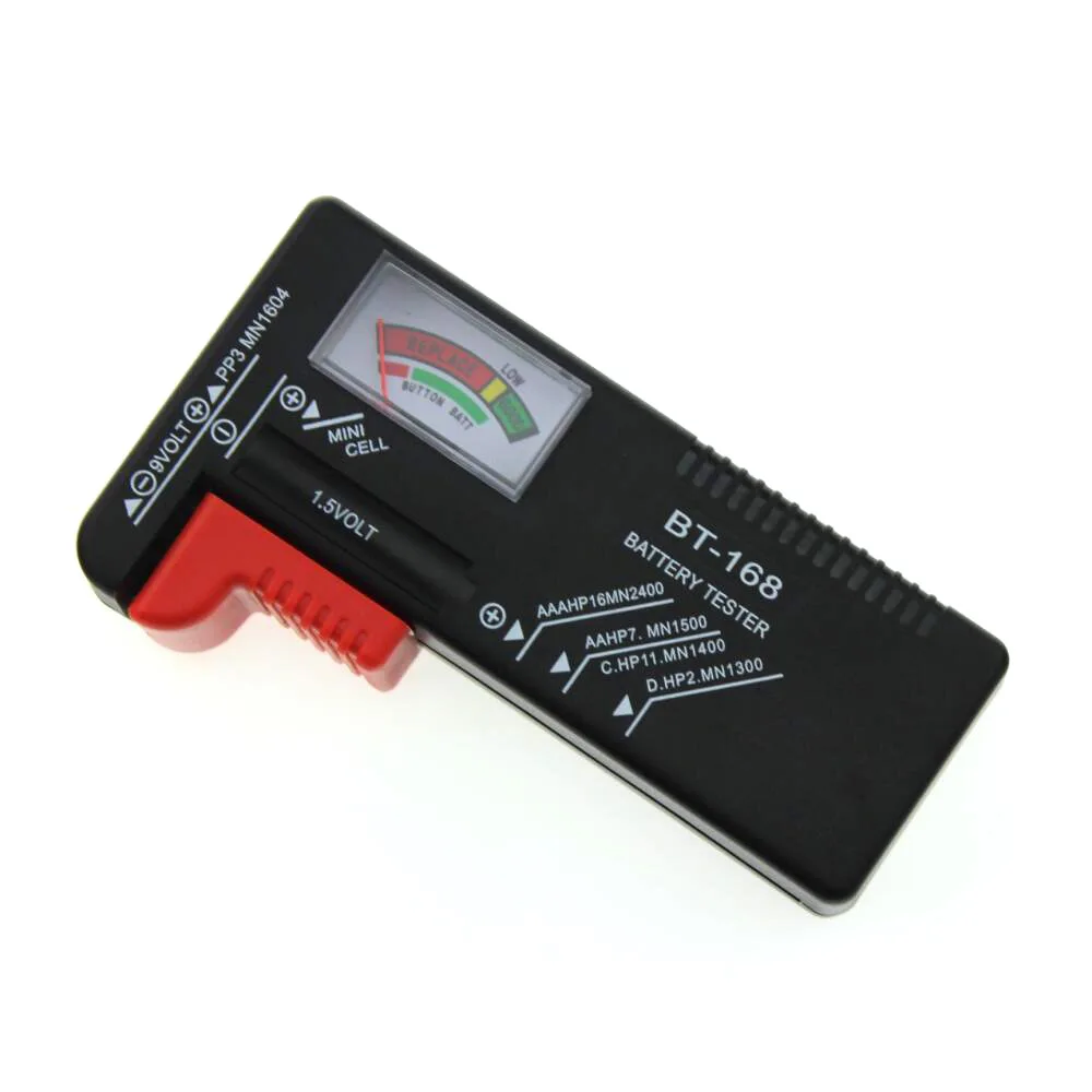 BT168 Battery Tester Pointer Battery Capacity Tester Battery Capacity Tester Voltage Home Battery Tester
BT168 Battery Tester Pointer Battery Capacity Tester Battery Capacity Tester Voltage Home Battery Tester