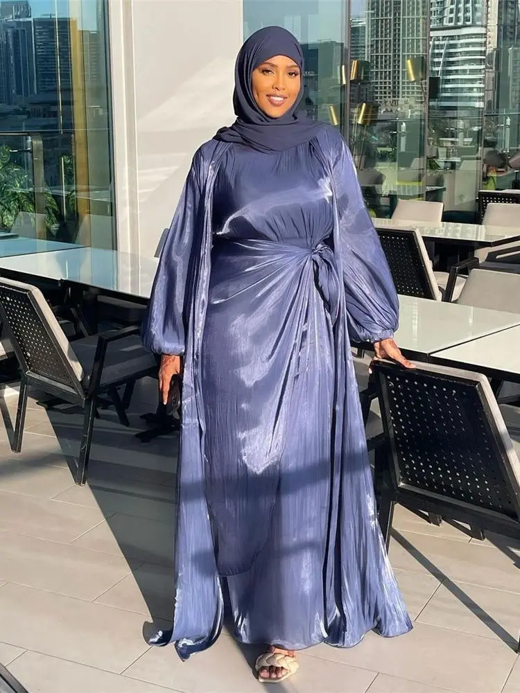 Ramadan Eid Satin 3 Piece Abaya Set Dubai Arabic Turkey Islam Pakistan Muslim Dress For Women Kimono Ensemble Femme Musulmane
Ramadan Eid Satin 3 Piece Abaya Set Dubai Arabic Turkey Islam Pakistan Muslim Dress For Women Kimono Ensemble Femme Musulmane