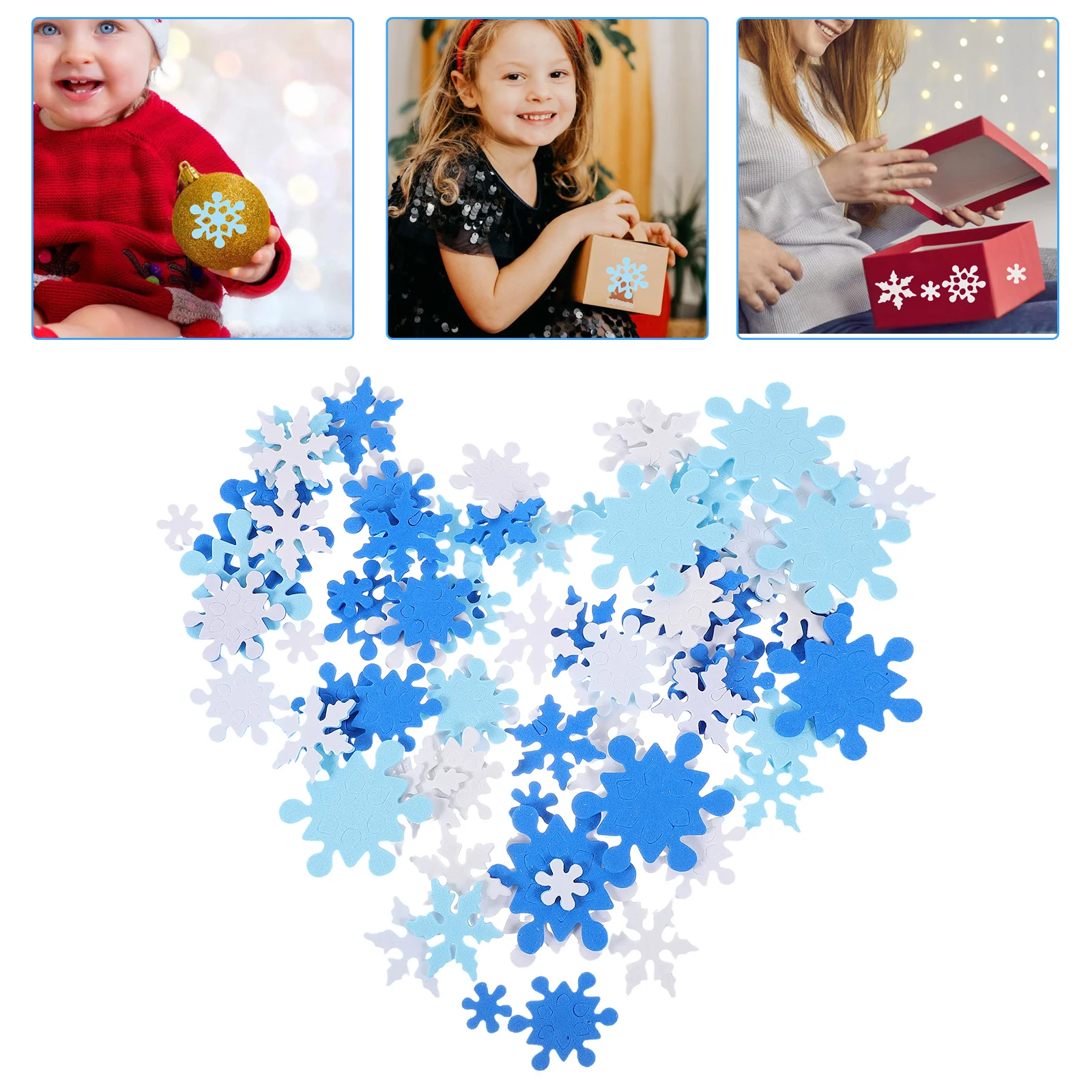 500 Pcs Christmas Stickers Decore DIY Adhesive Snowflake Wall Crismistmas Small Foam Foams
500 Pcs Christmas Stickers Decore DIY Adhesive Snowflake Wall Crismistmas Small Foam Foams
