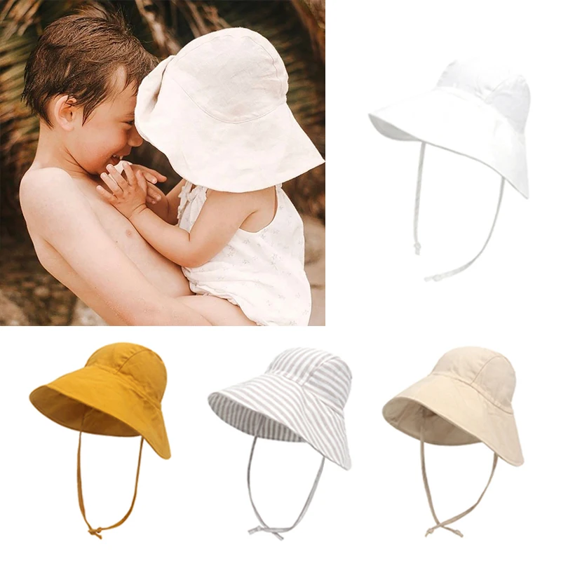 Big Brim Baby Sun Hat Summer Spring Kids Bucket Hat for Girls Boys Cotton Linen Children Cap Beach Travel Kids Hats Caps 9M-4Y 
Big Brim Baby Sun Hat Summer Spring Kids Bucket Hat for Girls Boys Cotton Linen Children Cap Beach Travel Kids Hats Caps 9M-4Y
