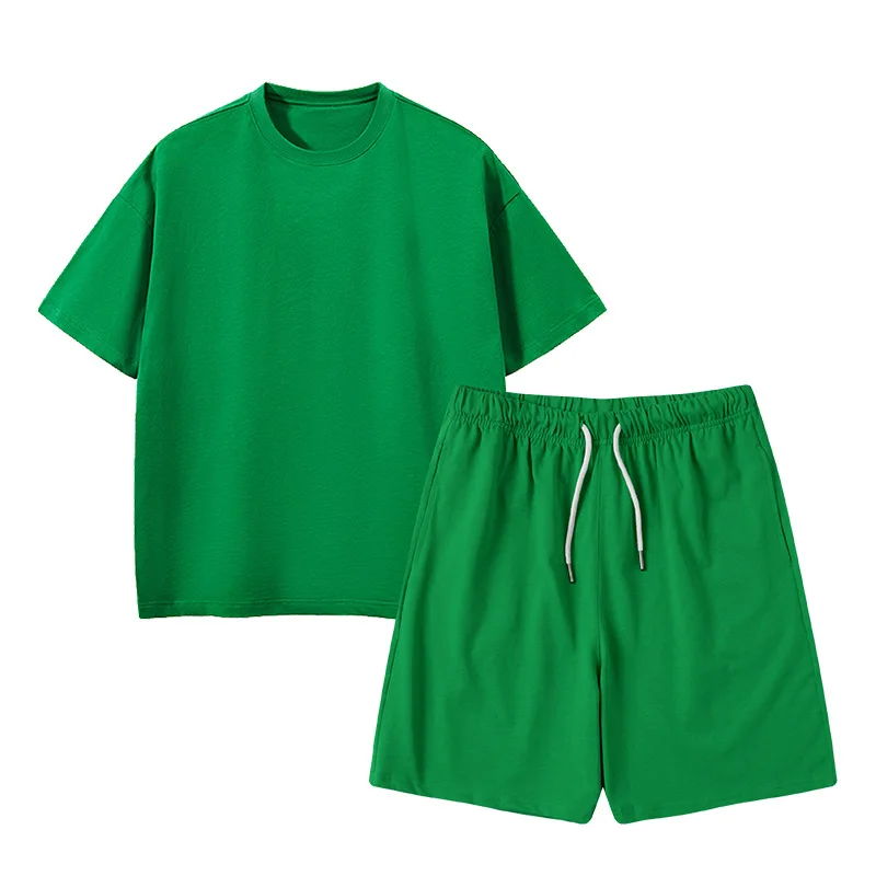 Clothing for Boys 220g High Quality Cotton Shorts T-shirt Two Pieces Teen Kids Tracksuit Summer Loose Casual Solid Girls Outfits
Clothing for Boys 220g High Quality Cotton Shorts T-shirt Two Pieces Teen Kids Tracksuit Summer Loose Casual Solid Girls Outfits