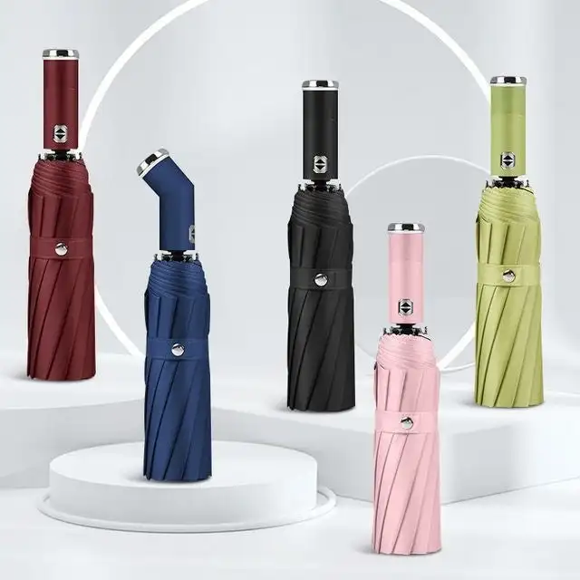 Travel Umbrella with LED light 10 Reinforced Fiberglass Ribs Windproof Umbrella Pocket Portable Folding Auto Open and Close Butt
Travel Umbrella with LED light 10 Reinforced Fiberglass Ribs Windproof Umbrella Pocket Portable Folding Auto Open and Close Butt