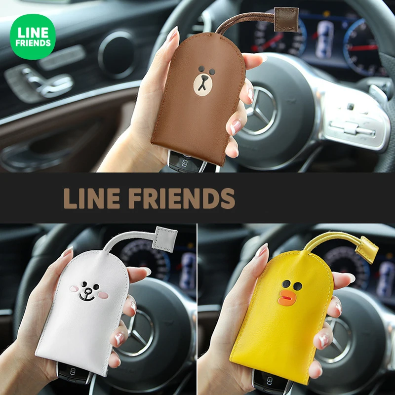 Line Friends Kawaii аниме коричневый Чехол для автомобильного ключа персонажи из натуральной кожи U-образный чехол для ключей четыре сезона универс...
Line Friends Kawaii аниме коричневый Чехол для автомобильного ключа персонажи из натуральной кожи U-образный чехол для ключей четыре сезона универс...