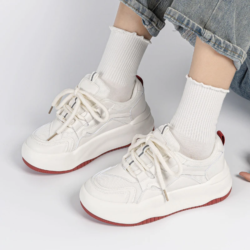 Shoe for Women 2023 Fashion Lace Up New Women's Vulcanize Shoes Platform Women Sneakers Solid Classic Sports Shoes Zapatillas De
Shoe for Women 2023 Fashion Lace Up New Women's Vulcanize Shoes Platform Women Sneakers Solid Classic Sports Shoes Zapatillas De